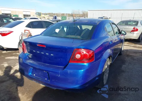 2013 Dodge Avenger Se z USA, uszkodzony, nr VIN 1C3CDZAB8DN632327